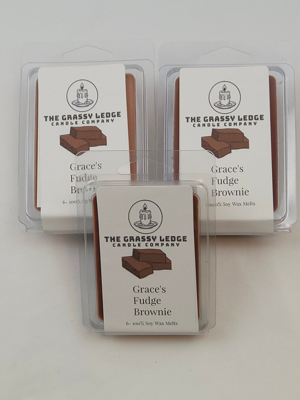 The Grassy Ledge Candle Company Grace's Fudge Brownie Wax Melt