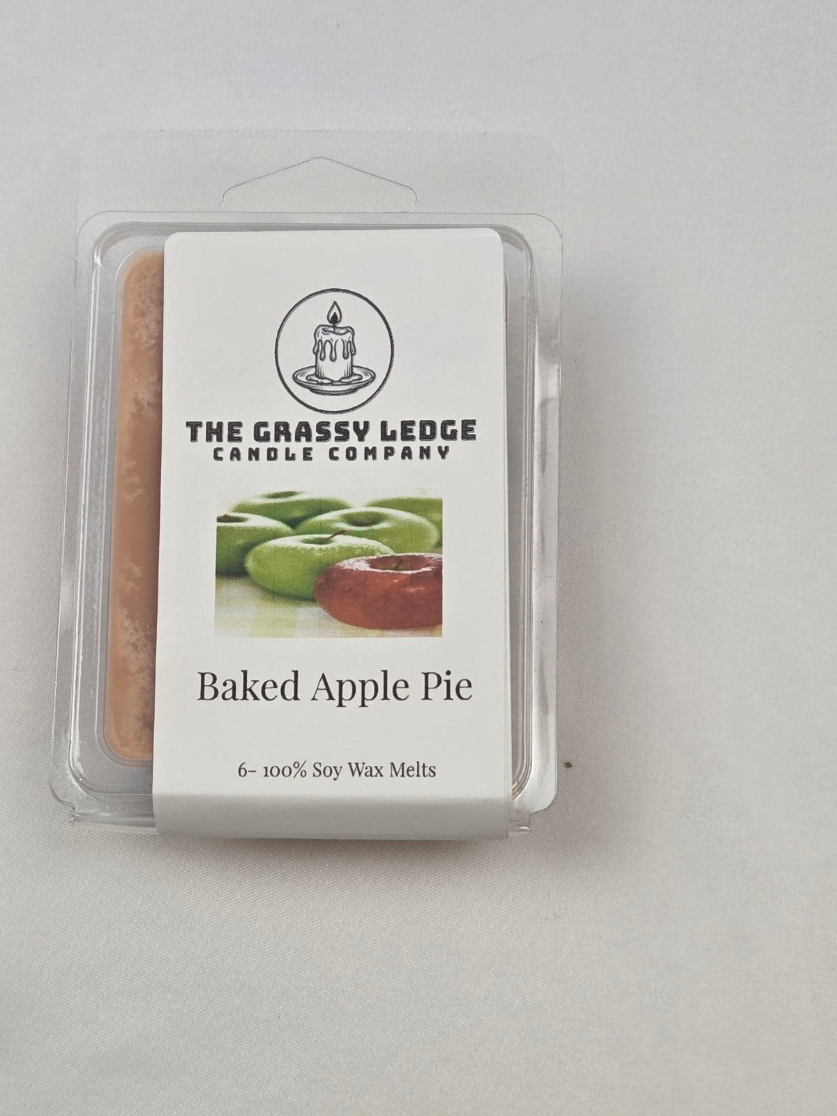 The Grassy Ledge Candle Company Baked Apple Pie Wax Melt