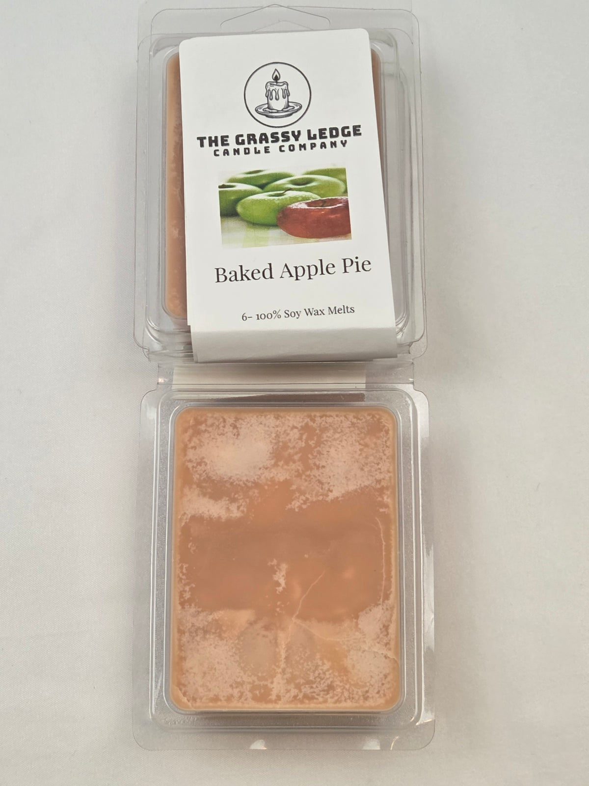 The Grassy Ledge Candle Company Baked Apple Pie Wax Melt