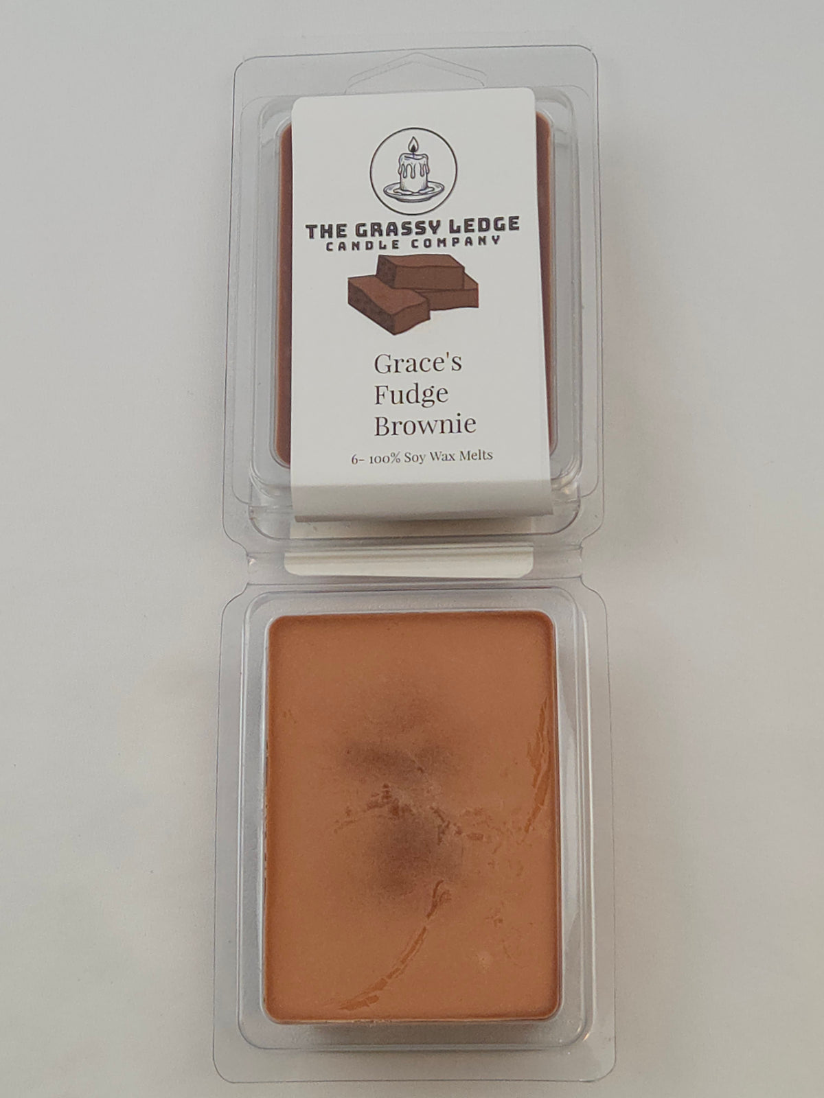 The Grassy Ledge Candle Company Grace's Fudge Brownie Wax Melt